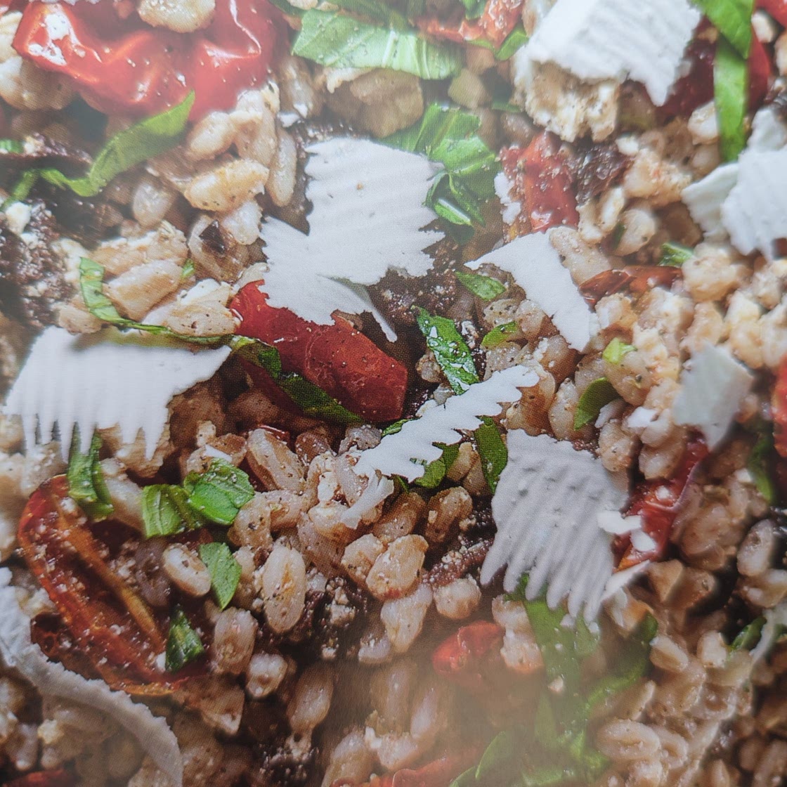 Farro Salad with Roasted Tomatoes