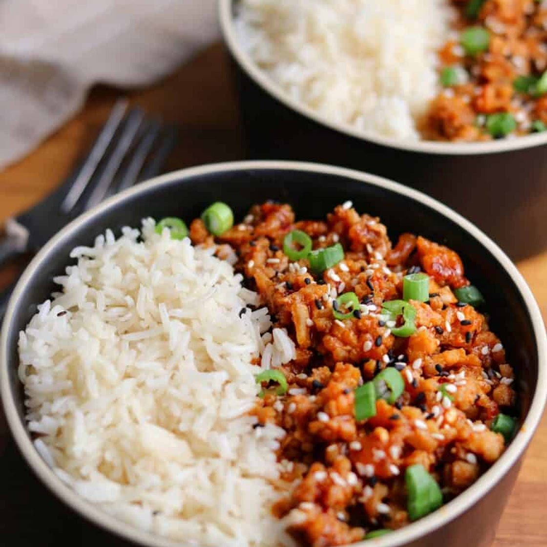 Firecracker Ground Chicken Bowl