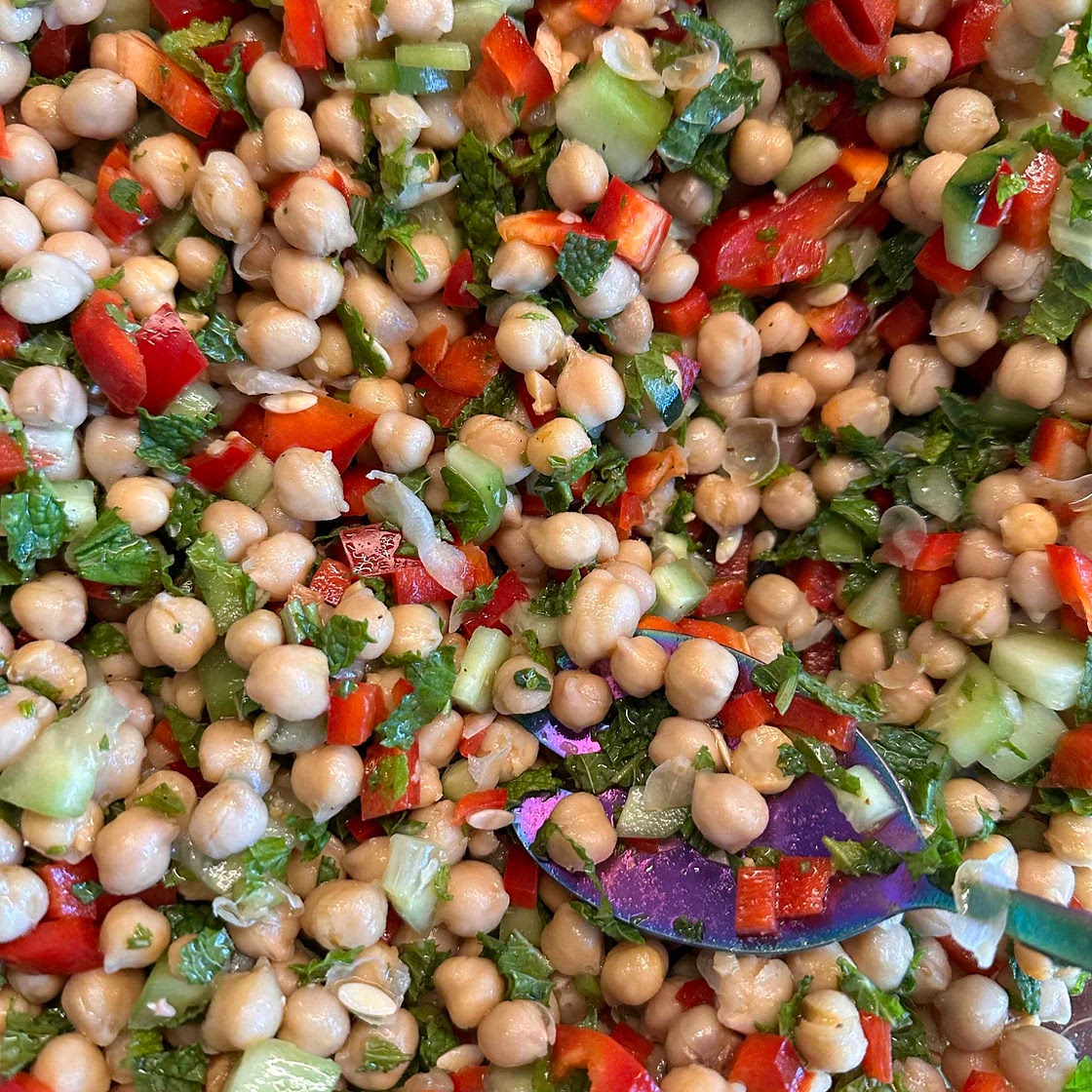 Chickpea salad 