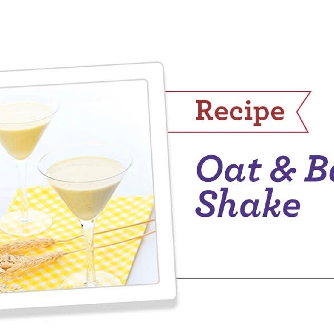 Quaker Oat & Banana Shake