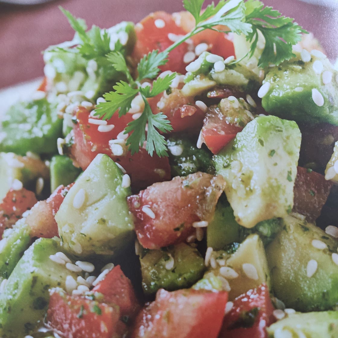 Tartare de tomate et d'avocat