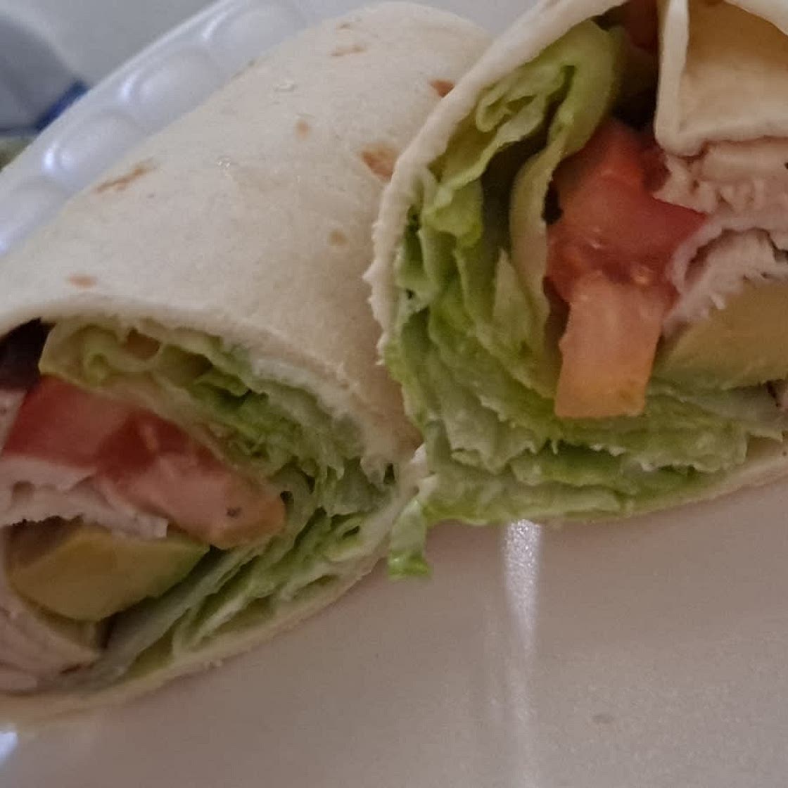 Chicken Club Lettuce Wrap Sandwich