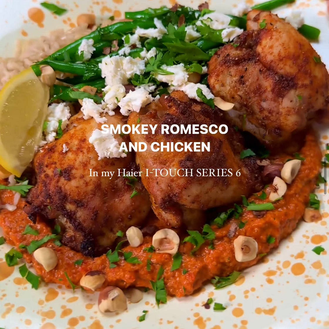 Smokey Romesco and chicken