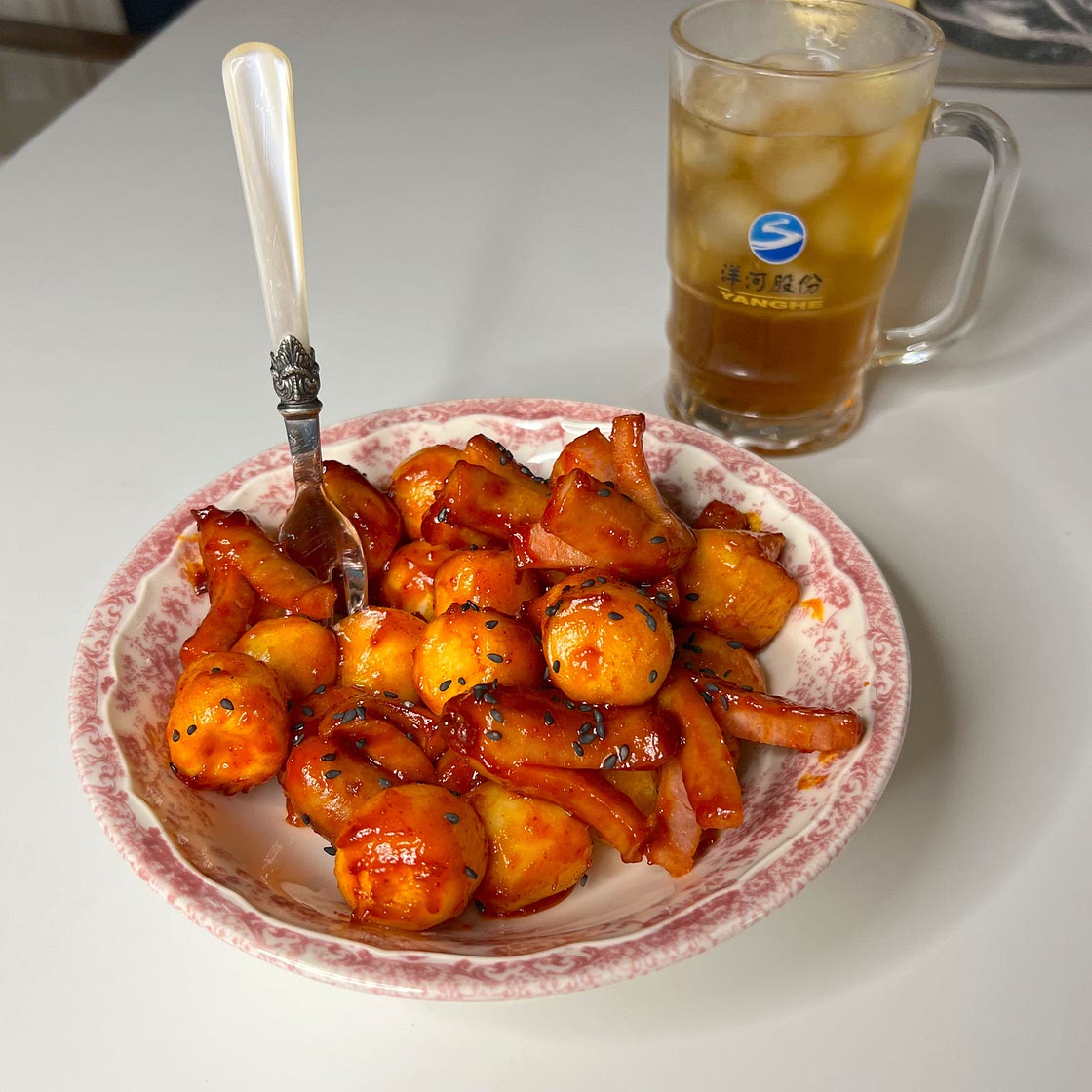 Air-fried sotteok sotteok
