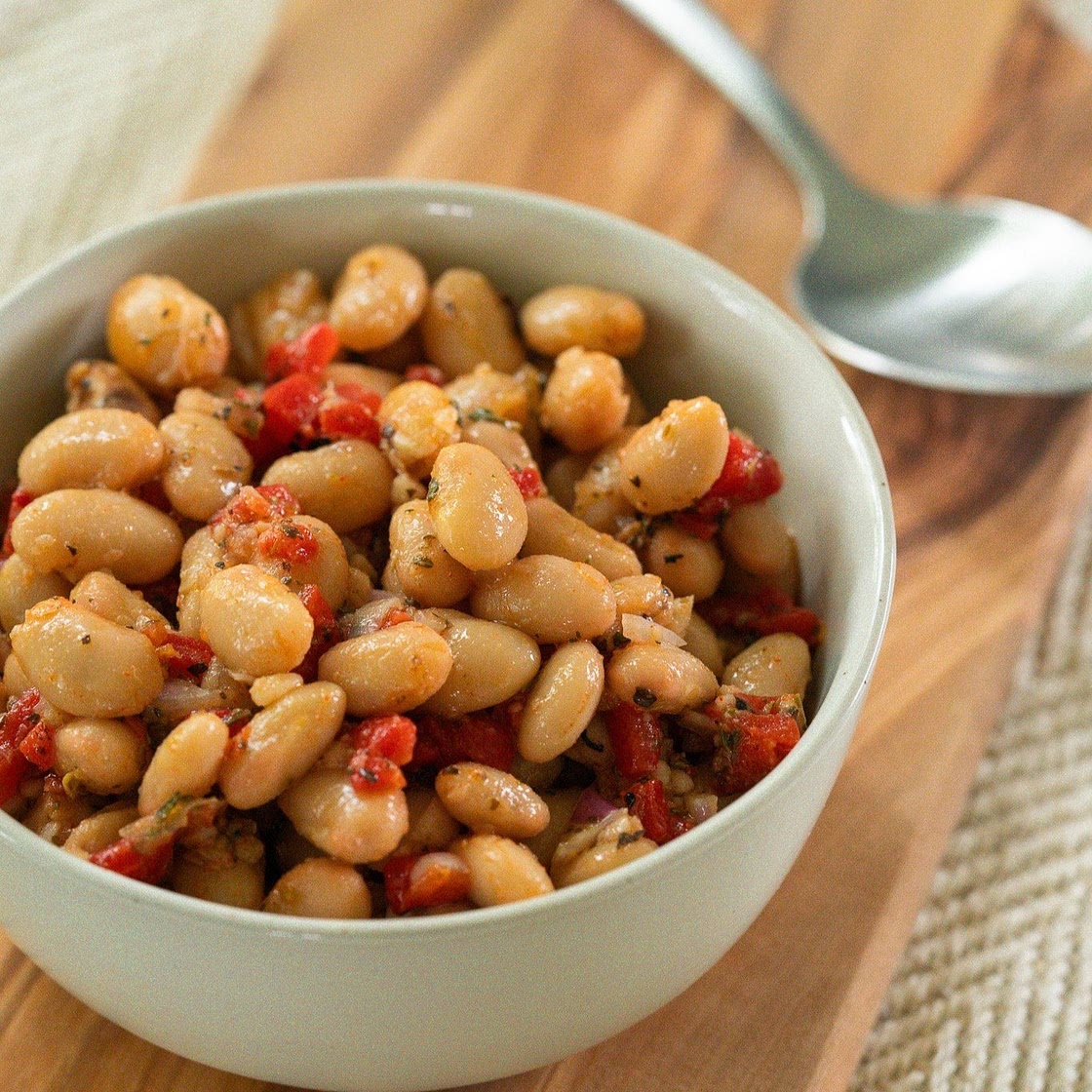 Marinated Italian Bean Salad — My Moonstone Kitchen