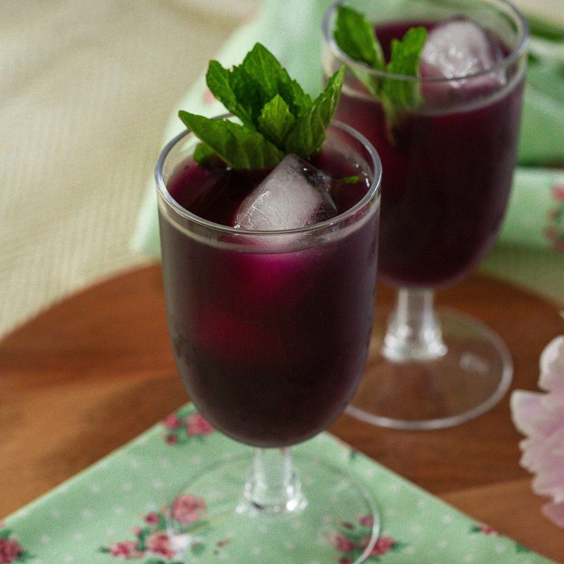 Blueberry Mint Iced Herbal Tea — My Moonstone Kitchen