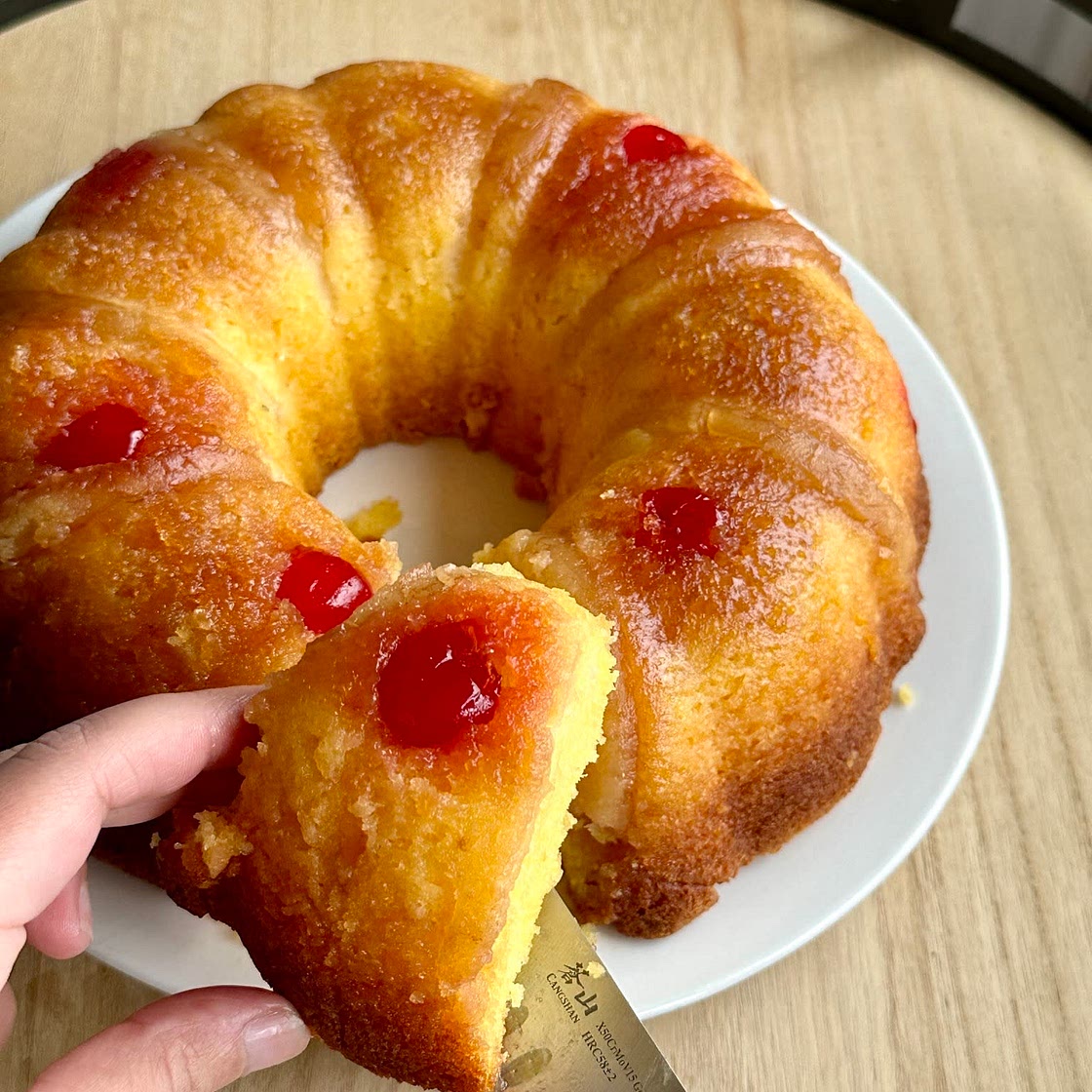 Pineapple upside down Bundt 
