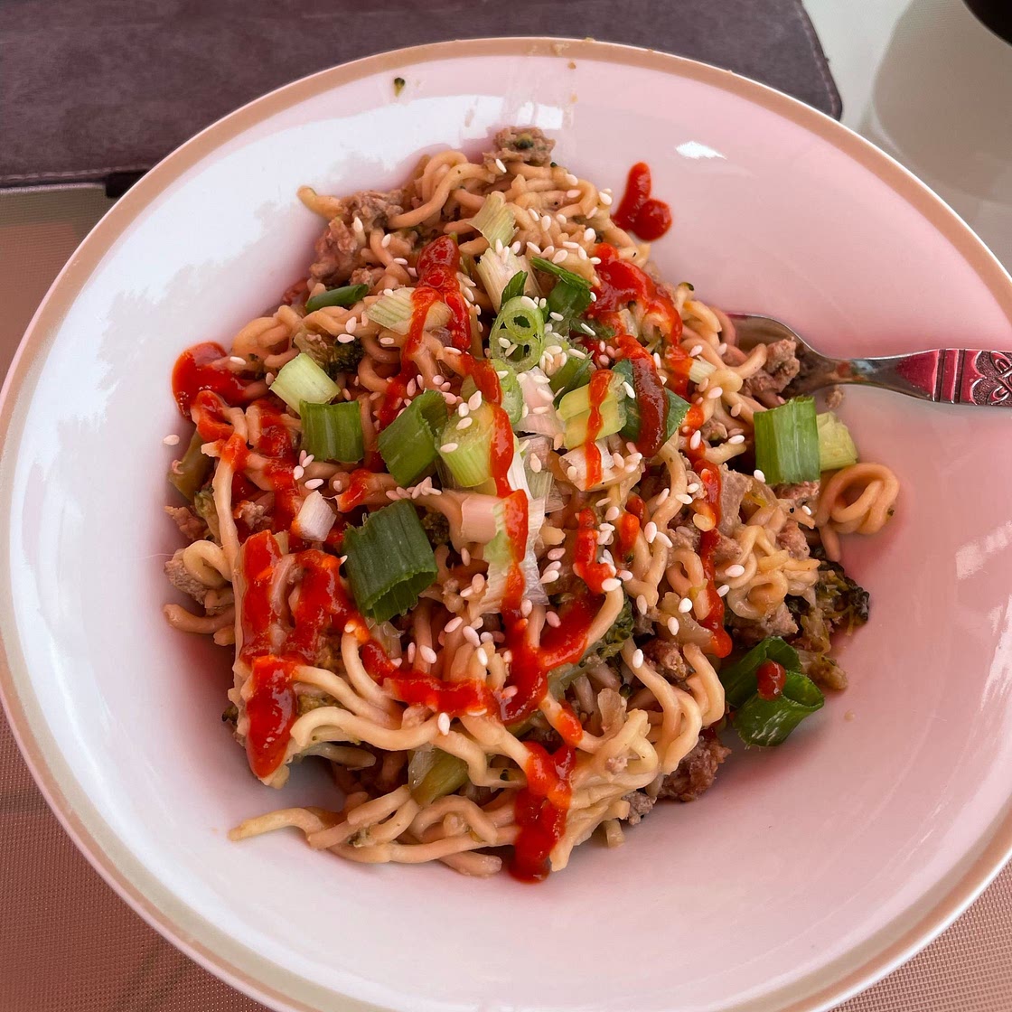 Slow cooker ramen