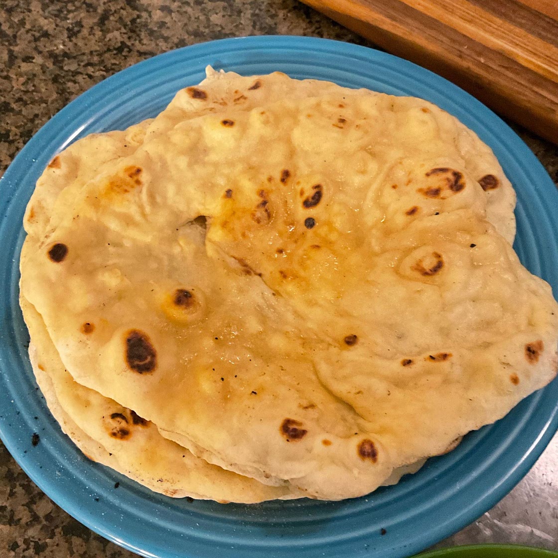 Easy Naan Bread Recipe (yeast-free)