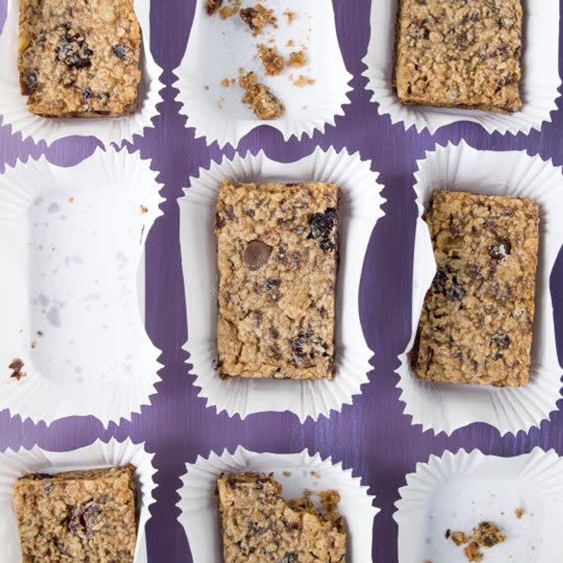 Peanut Butter Cranberry Protein Bars