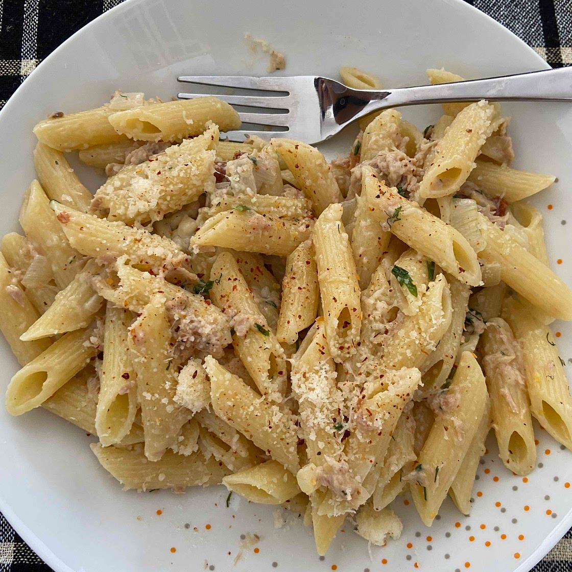 Pasta Con Tonno e Limone