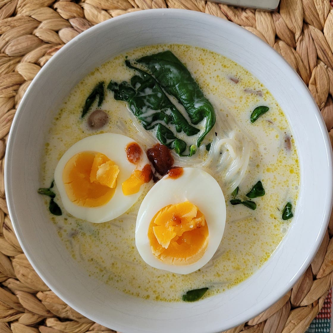 Vegan Creamy Mushroom Ramen