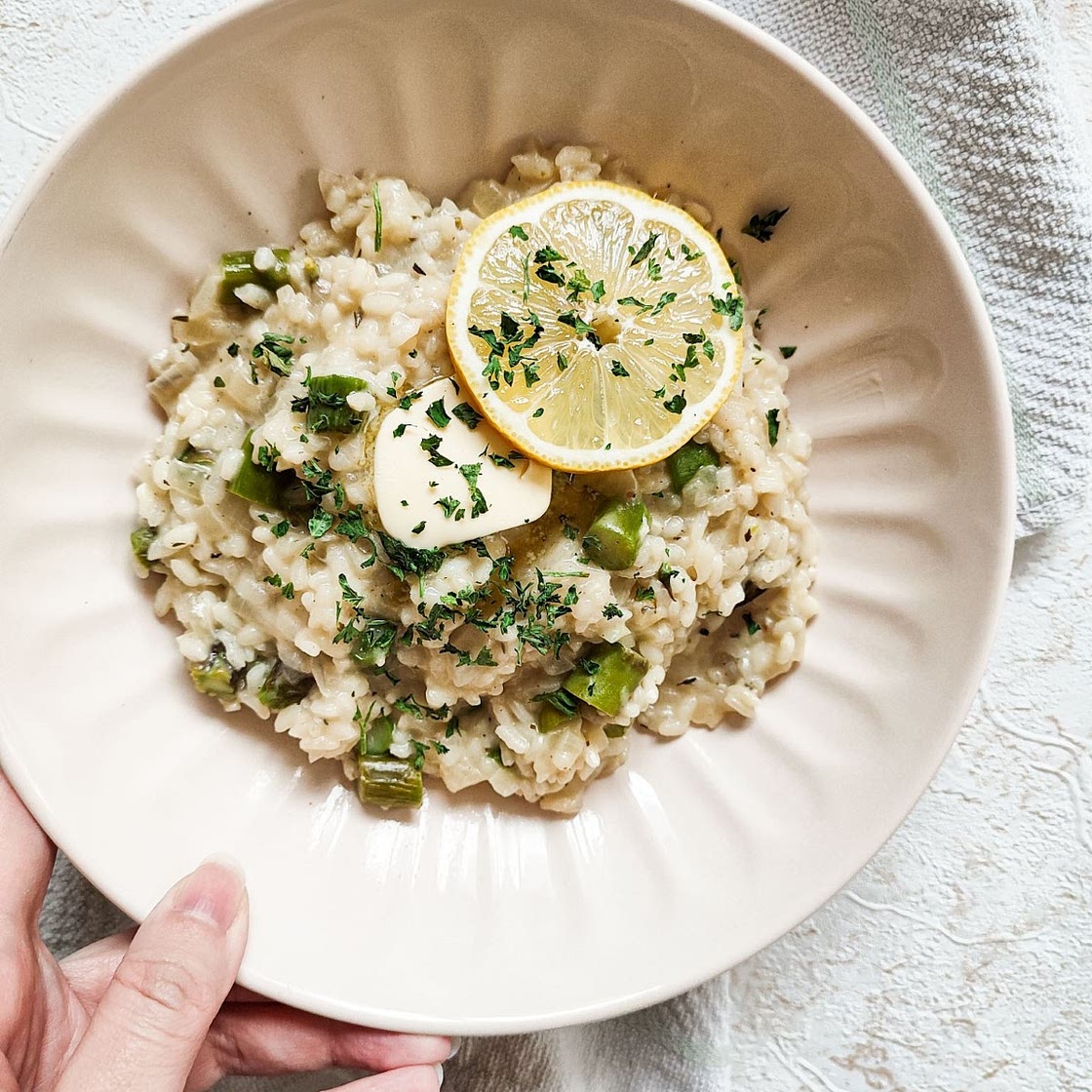 Creamy Asparagus Risotto
