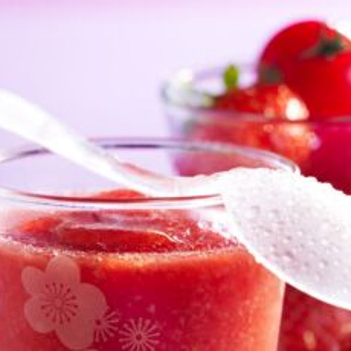 Granité fraise et tomate