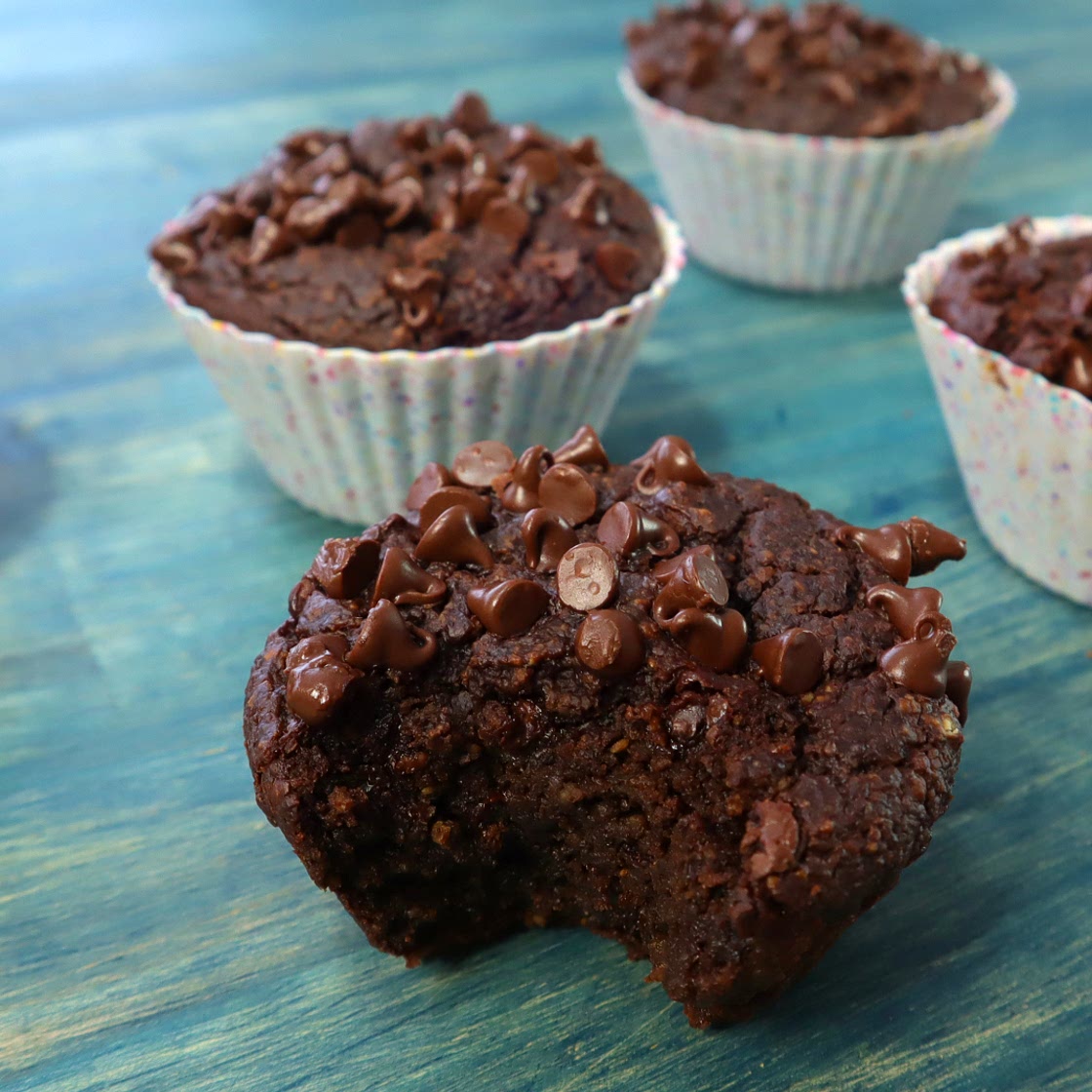 Easy Chocolate Muffins recipe | Gluten-Free | Egg-Free | Vegan Friendly | Brownie taste