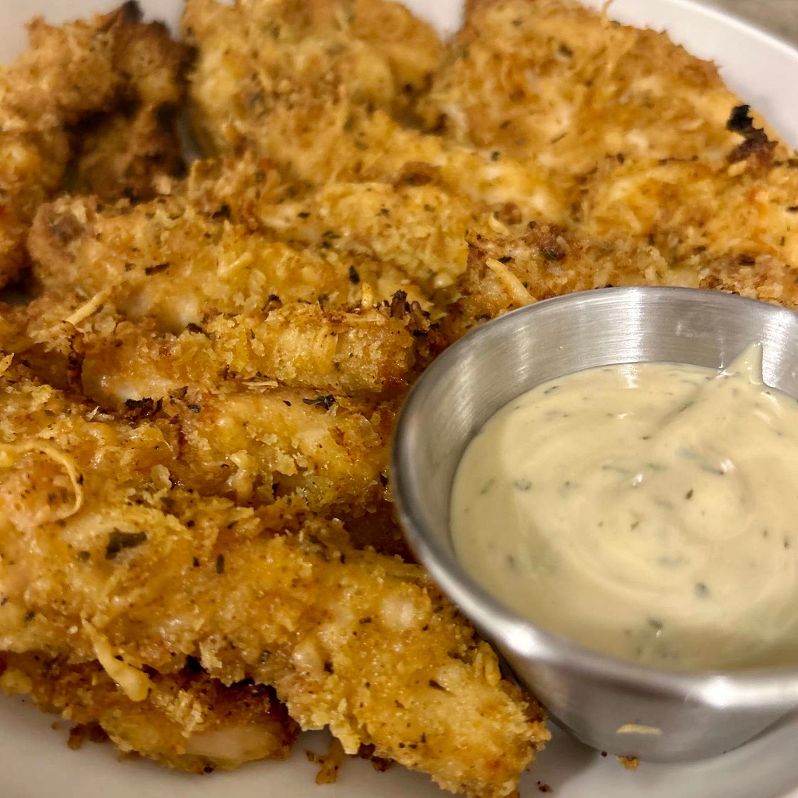 Garlic Parmesan chicken tenders 
