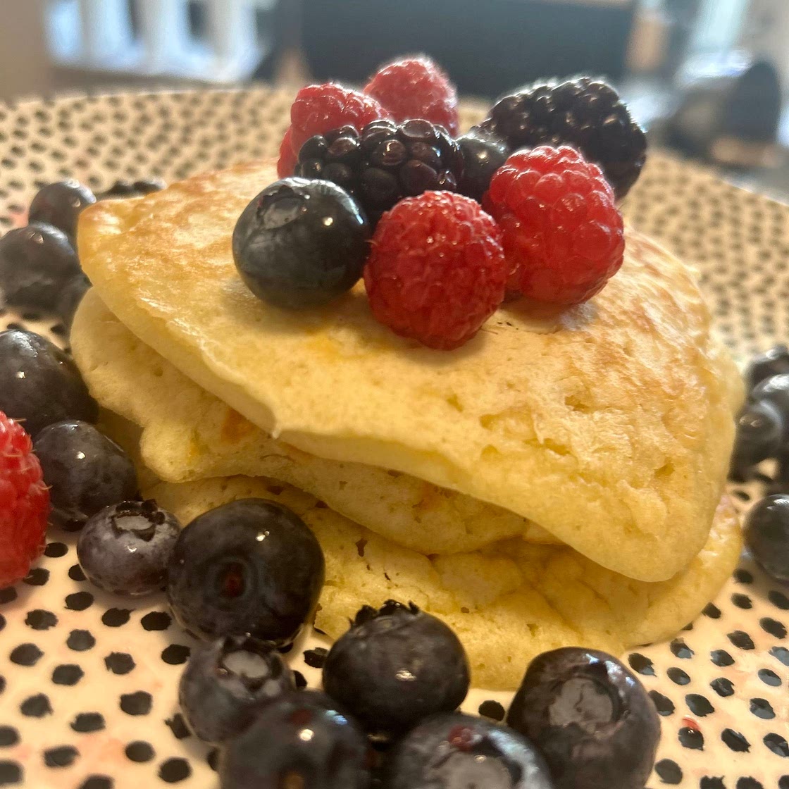 Easy homemade pancakes 