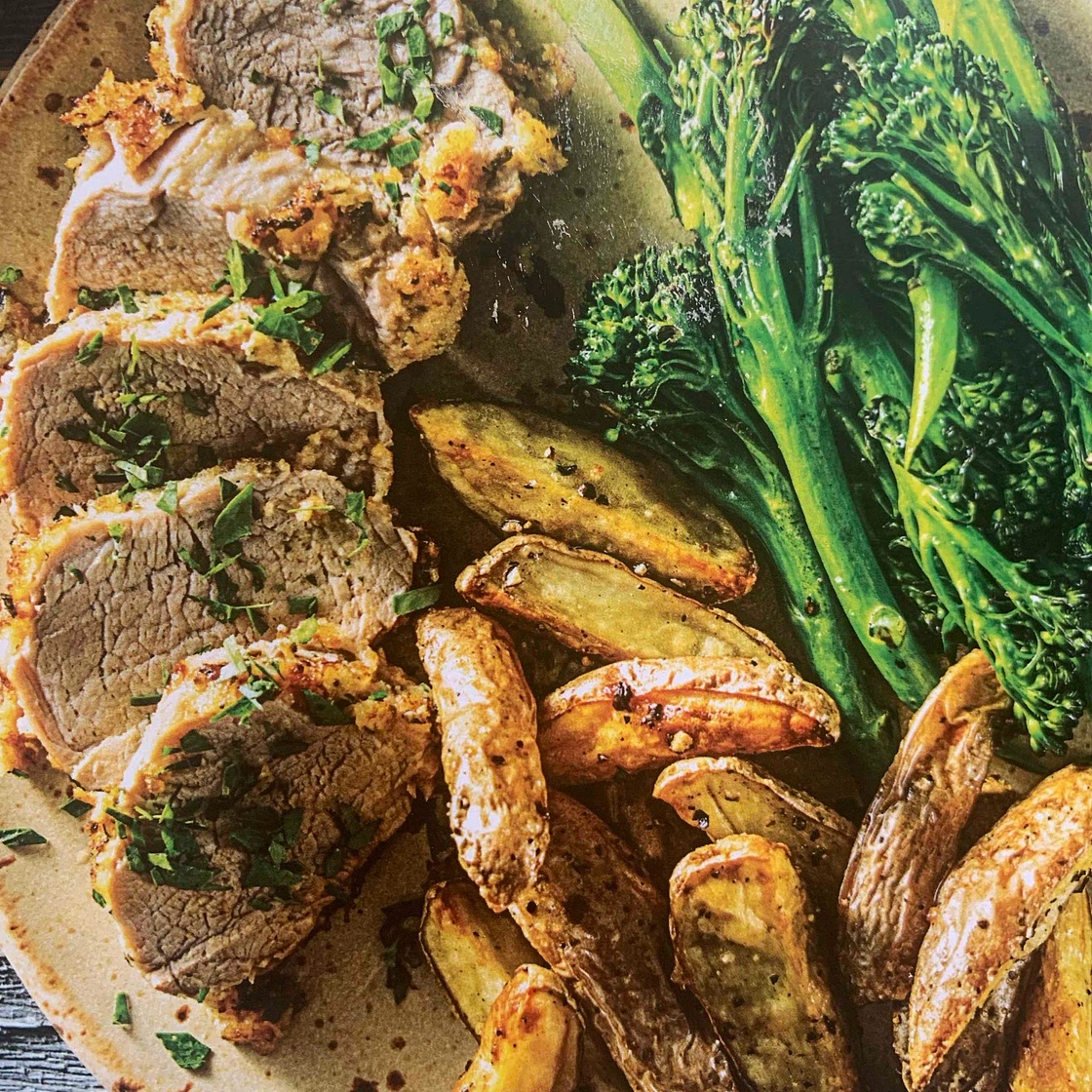 Mustard and Herb Crusted Pork