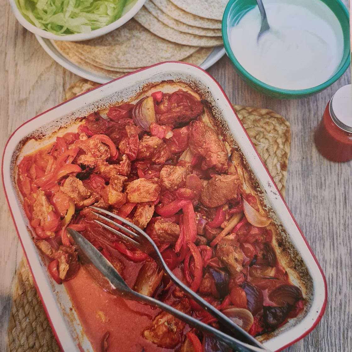 Tray-Baked Pork Fajitas