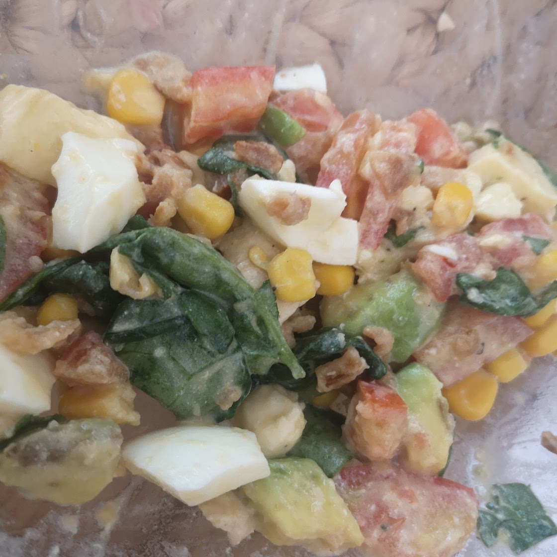 Ensalada fría de pollo