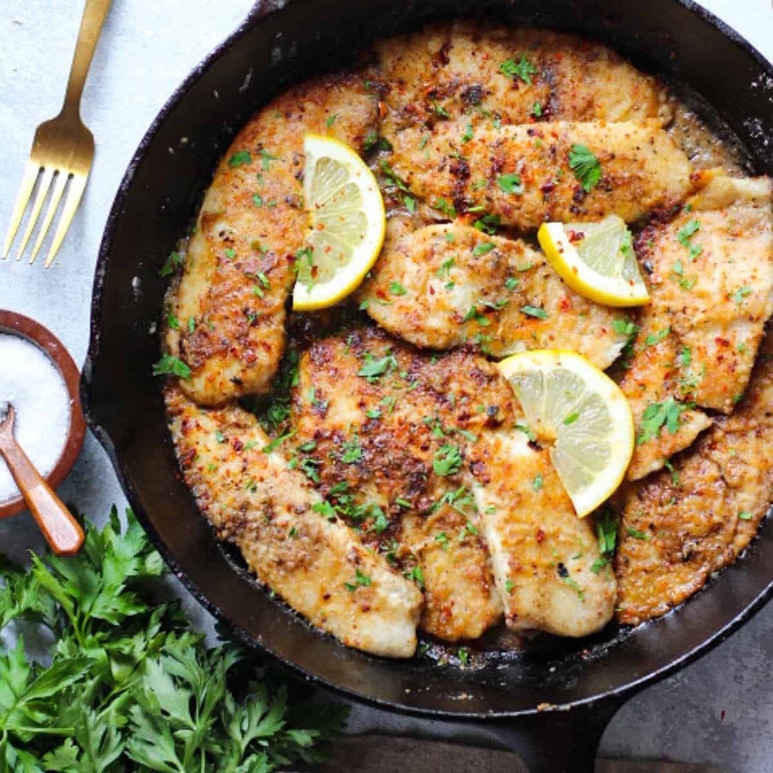 Nicaraguan Filete de Curuina al Ajillo (Garlic Fish Fillets)