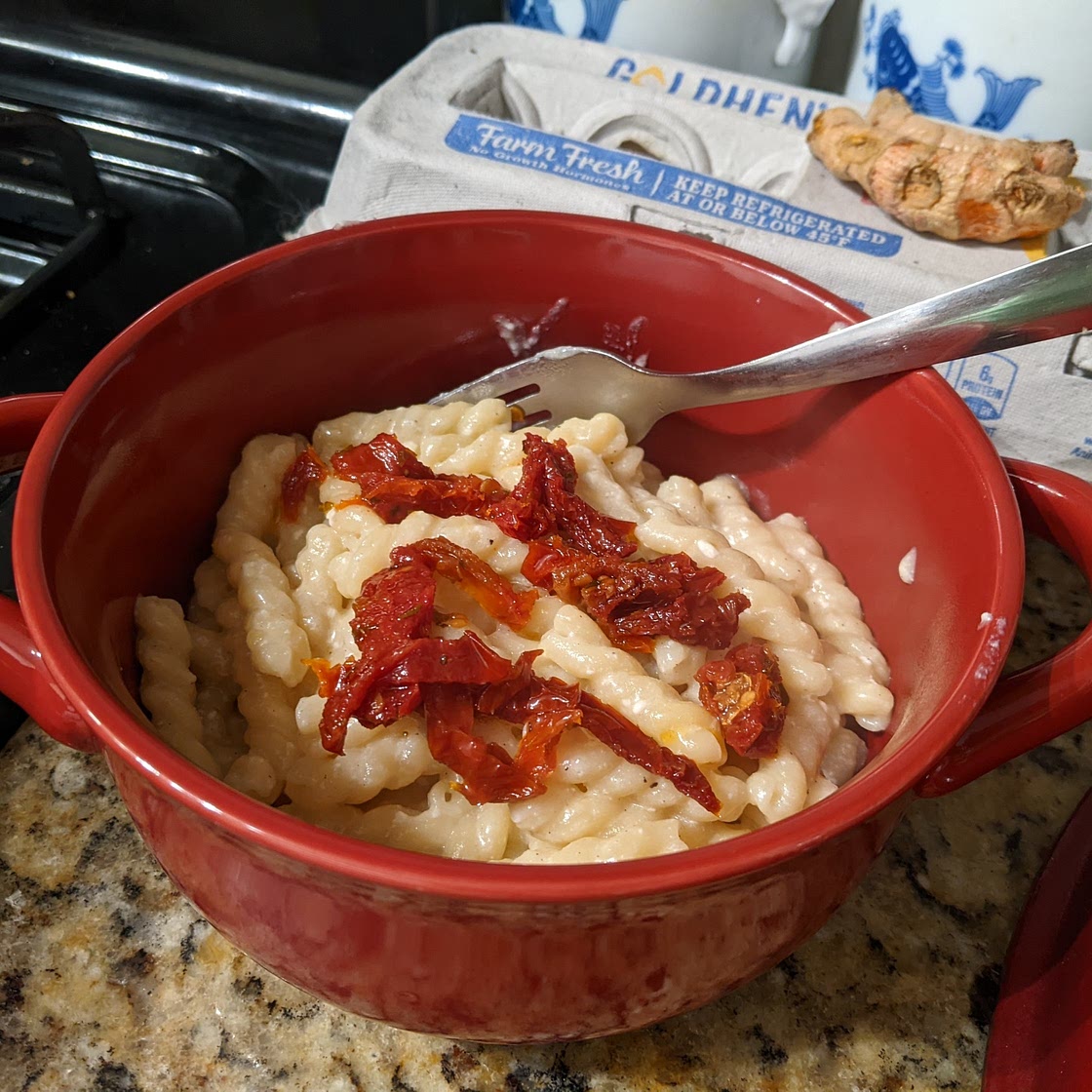 Healthy Alfredo Pasta