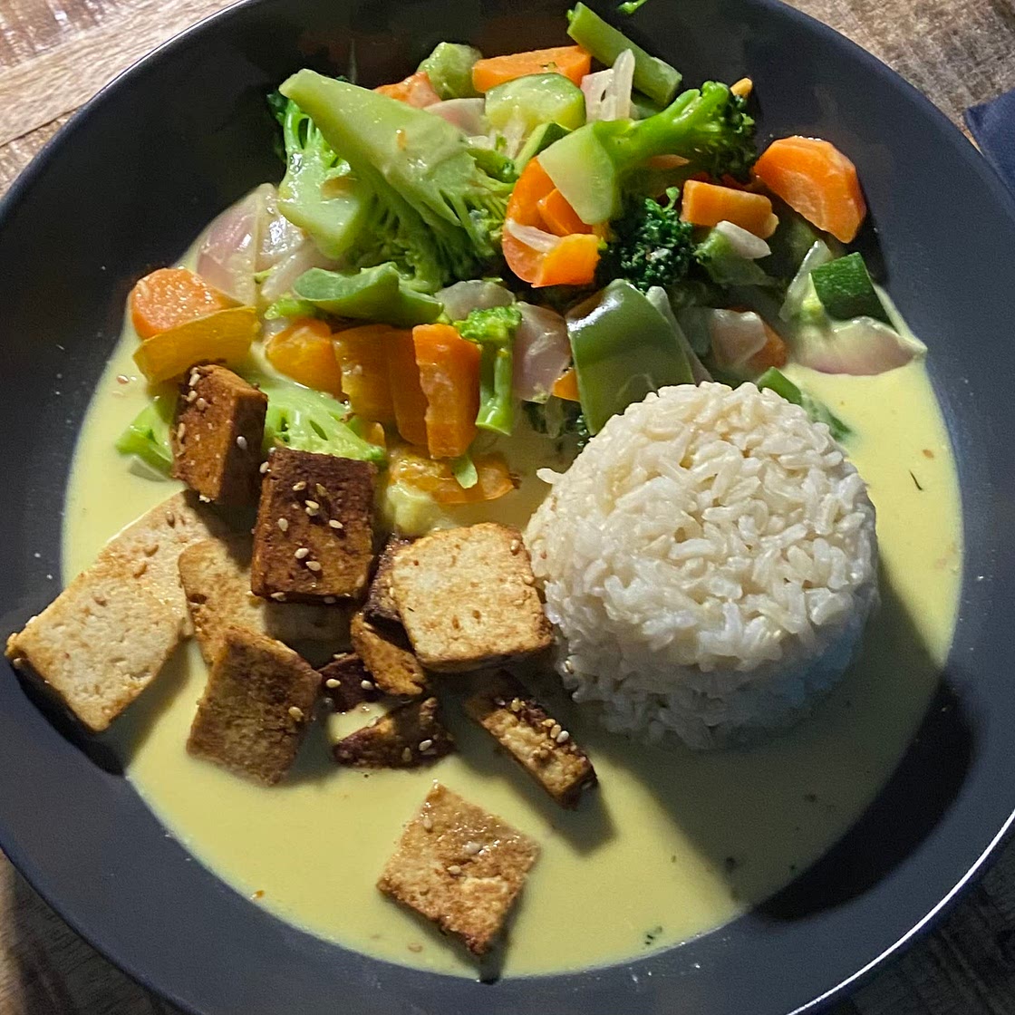 Yellow Tofu Curry