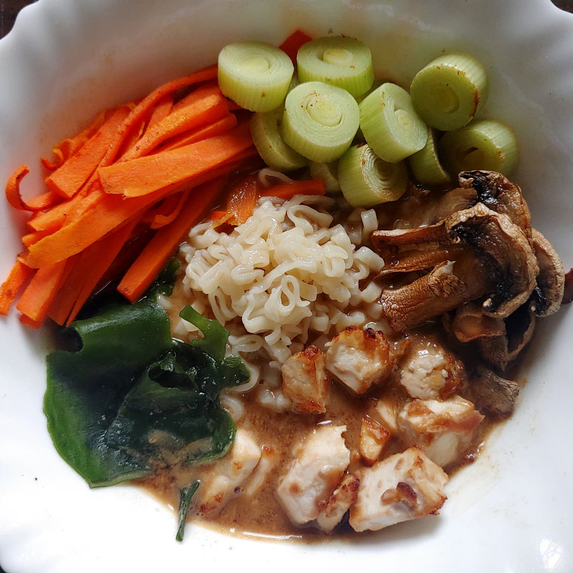 Vegan Miso Ramen with Crispy Tofu