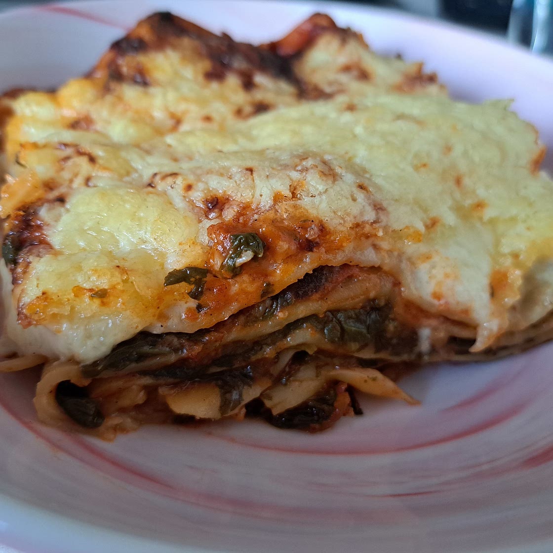 Spinat-Lasagne