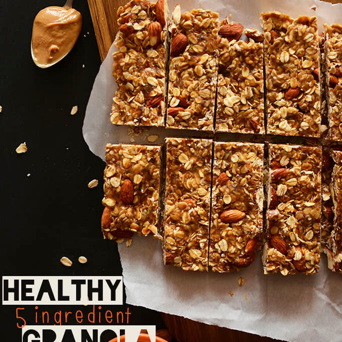 Healthy 5-Ingredient Granola Bars