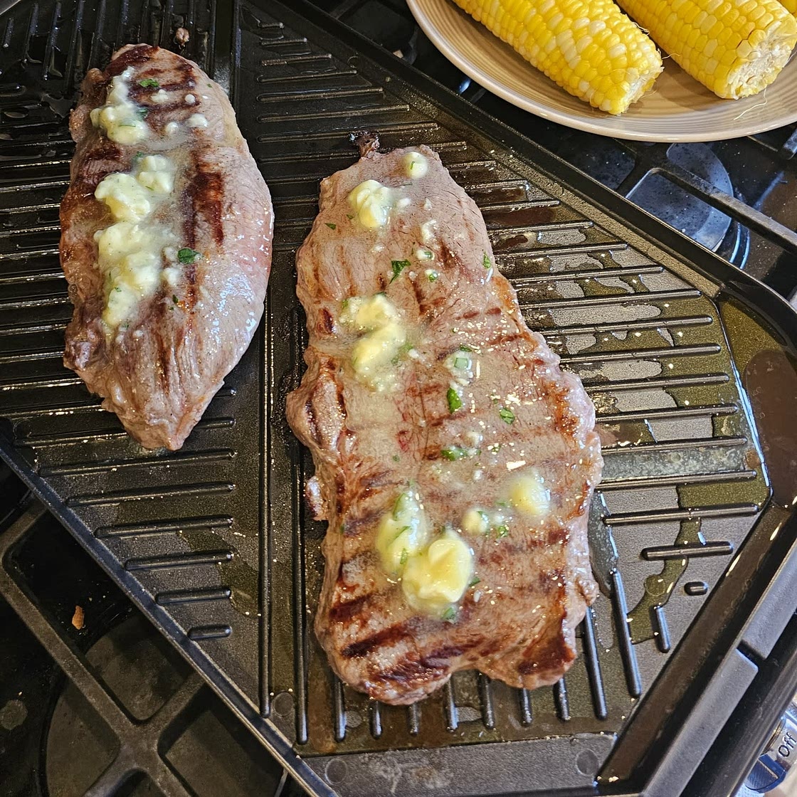 Sirloin Steak with Garlic Butter