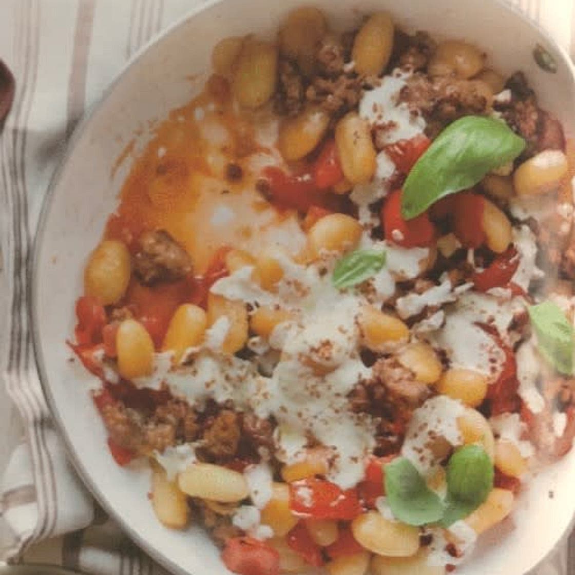 Cheesy Skillet Gnocchi