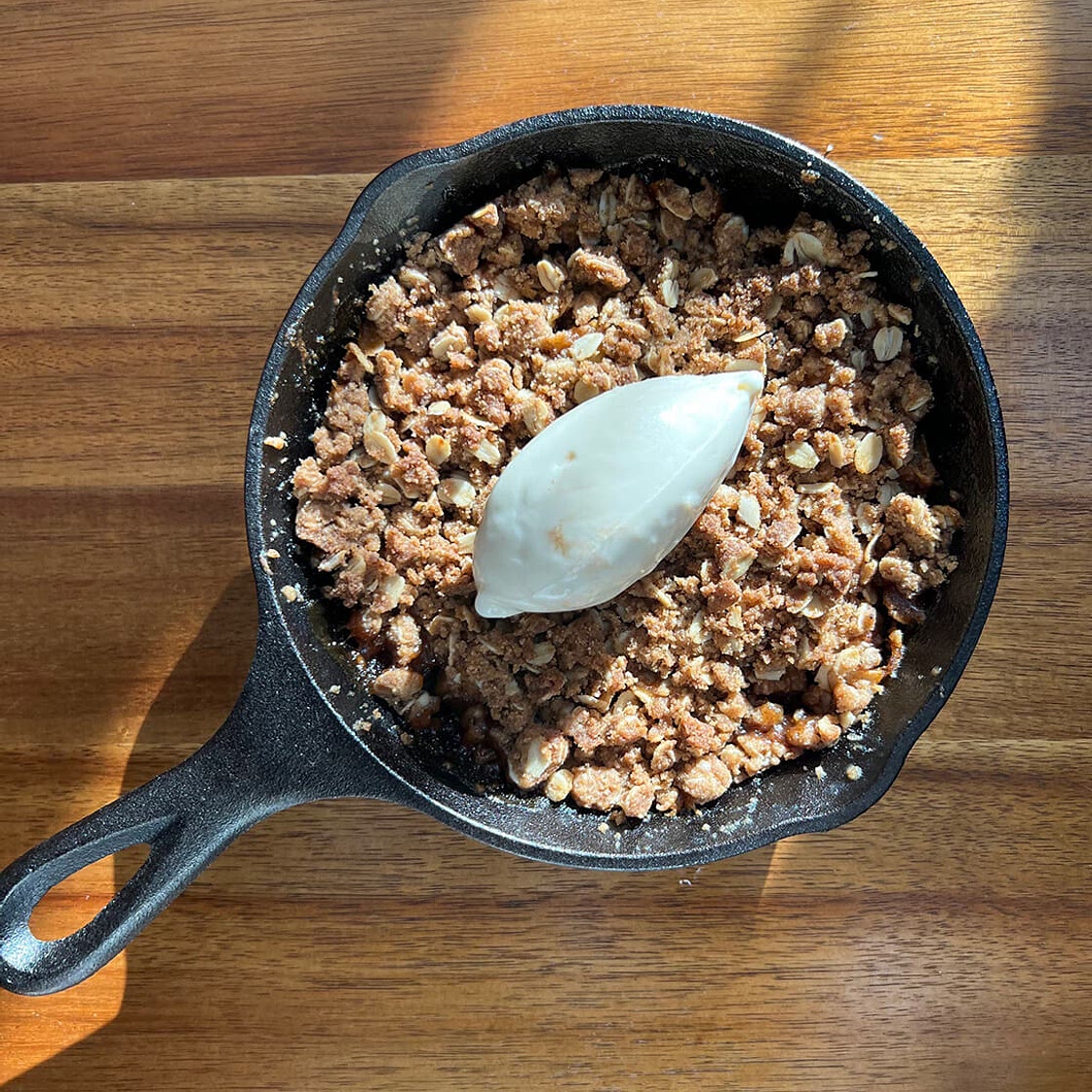 Single Serve Apple Crisp