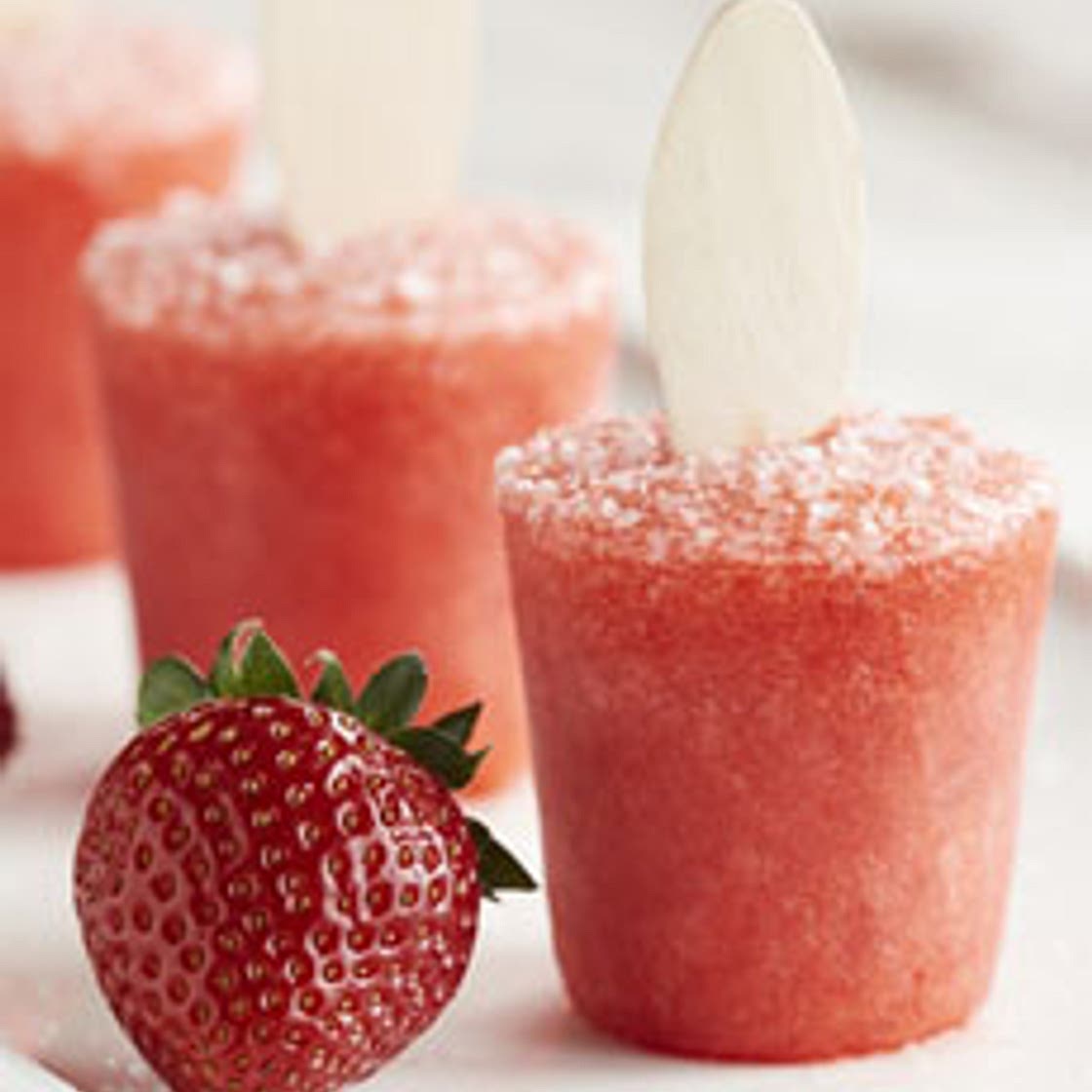 The Nibble STRAWBERRY MARGARITA ICE POPS