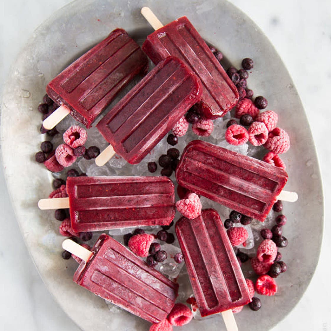 Berry Cabernet Popsicles