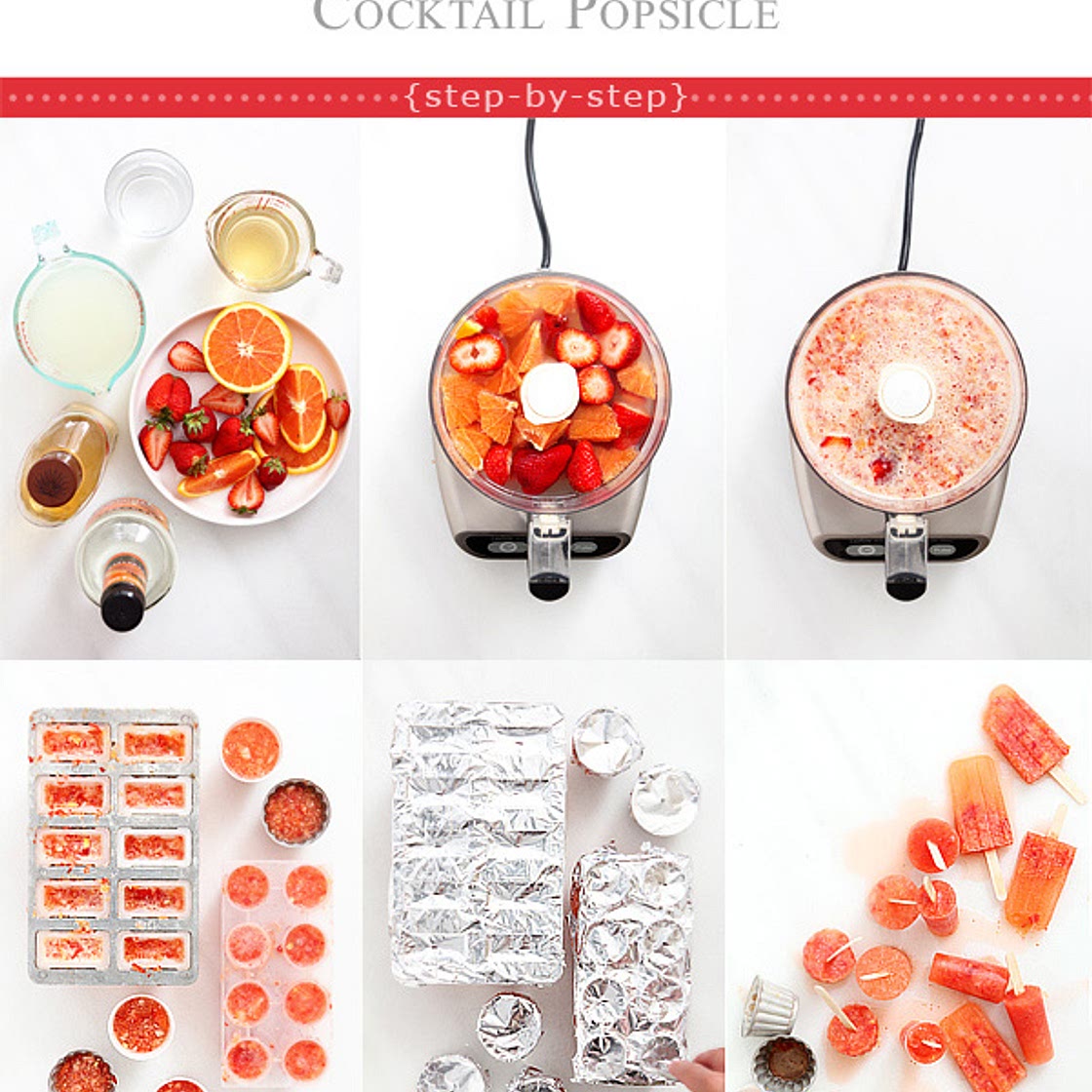 strawberry margarita cocktail popsicle tutorial
