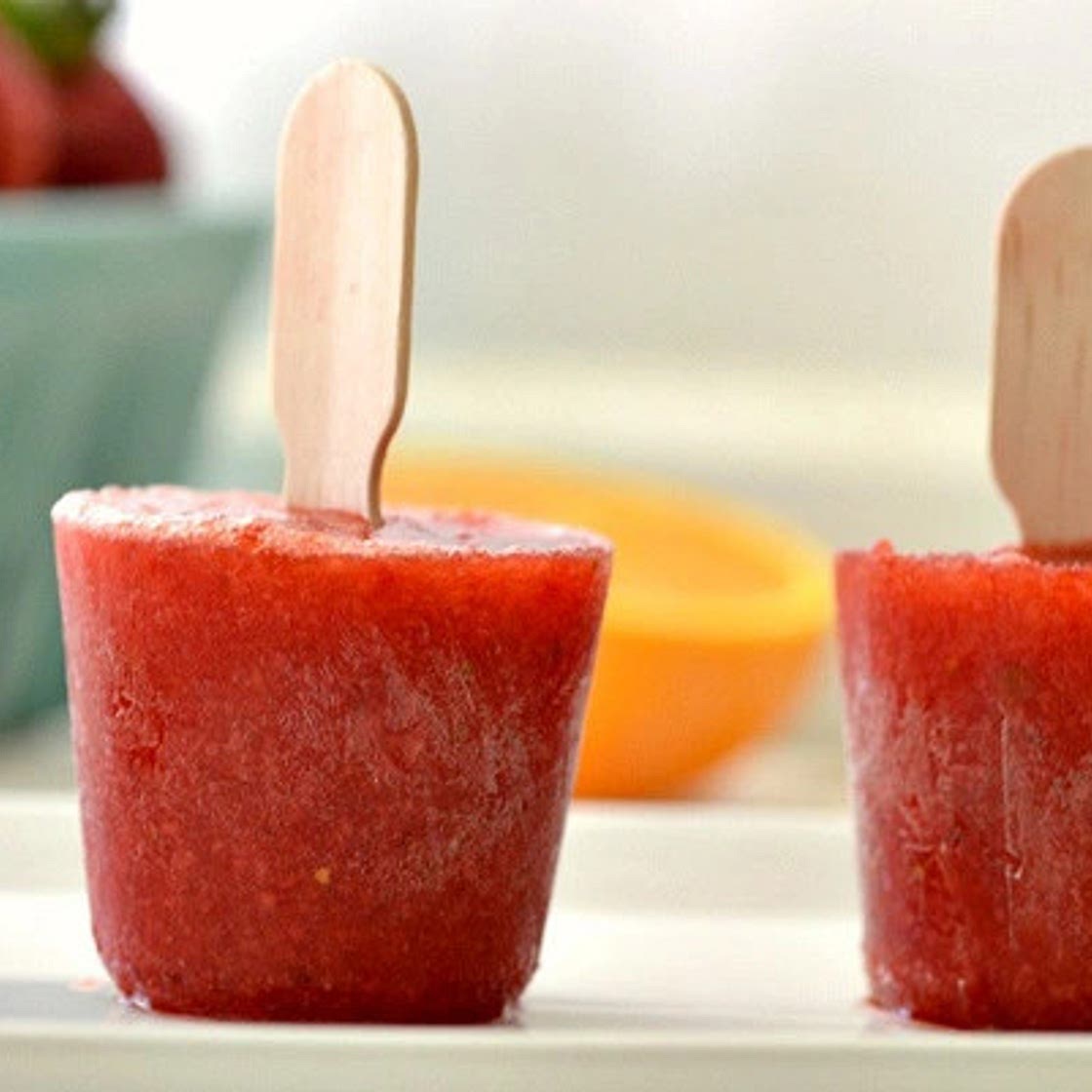 Strawberry orange PAMA pops