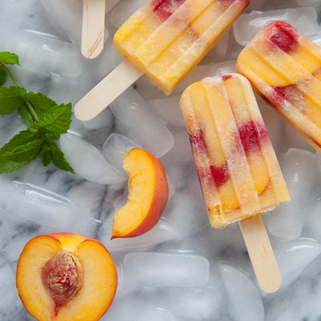 Peach Sangria Popsicles - Everyday Annie