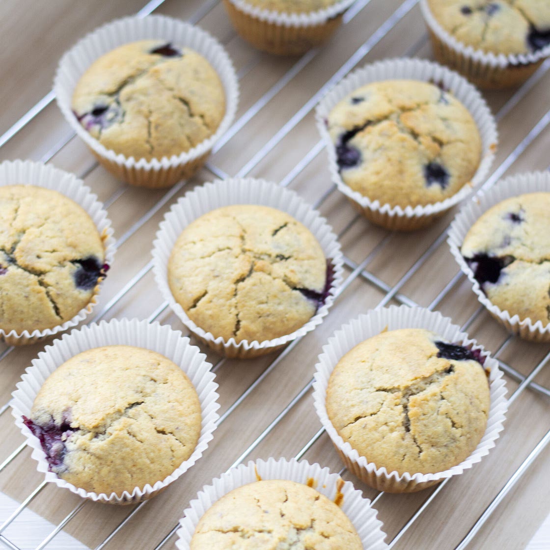 Vegan Blueberry Muffins