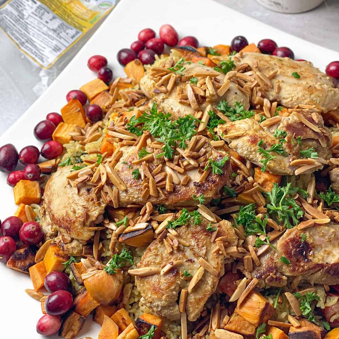 Layered Rice Veggie Pilaf