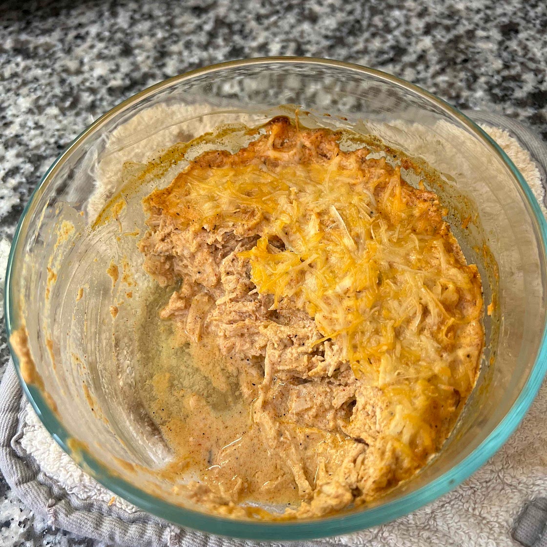 Spicy Buffalo chicken dip