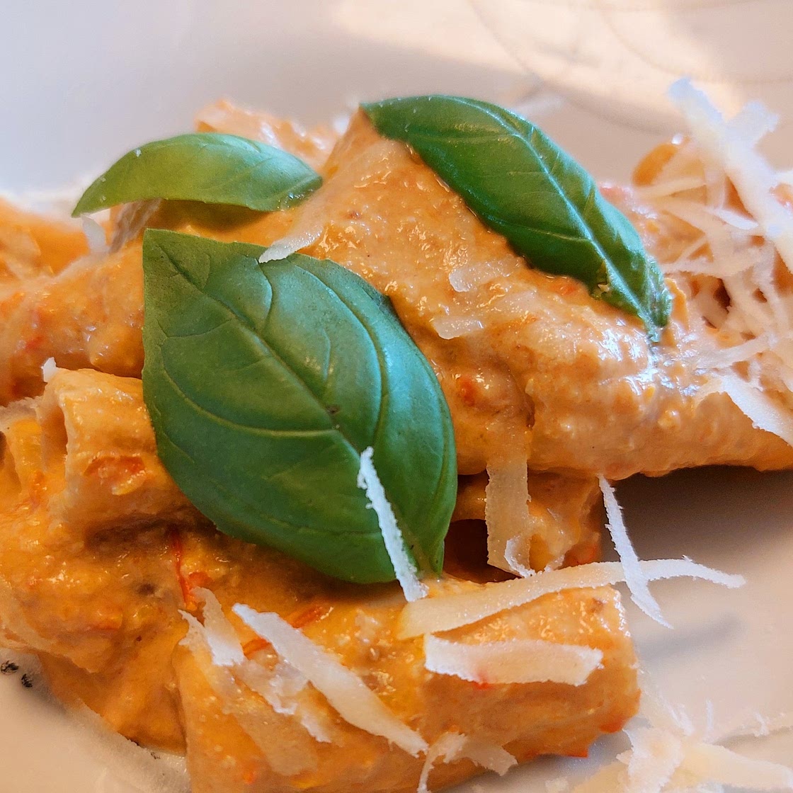 Pasta - Ricotta and bell pepper cream