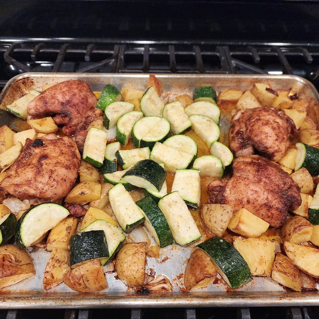 Sheet Pan Chicken Thighs