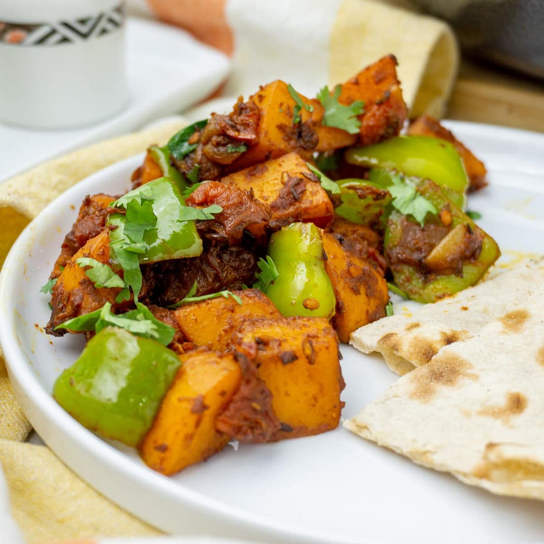 Aloo Capsicum (Aloo Shimla Mirch)