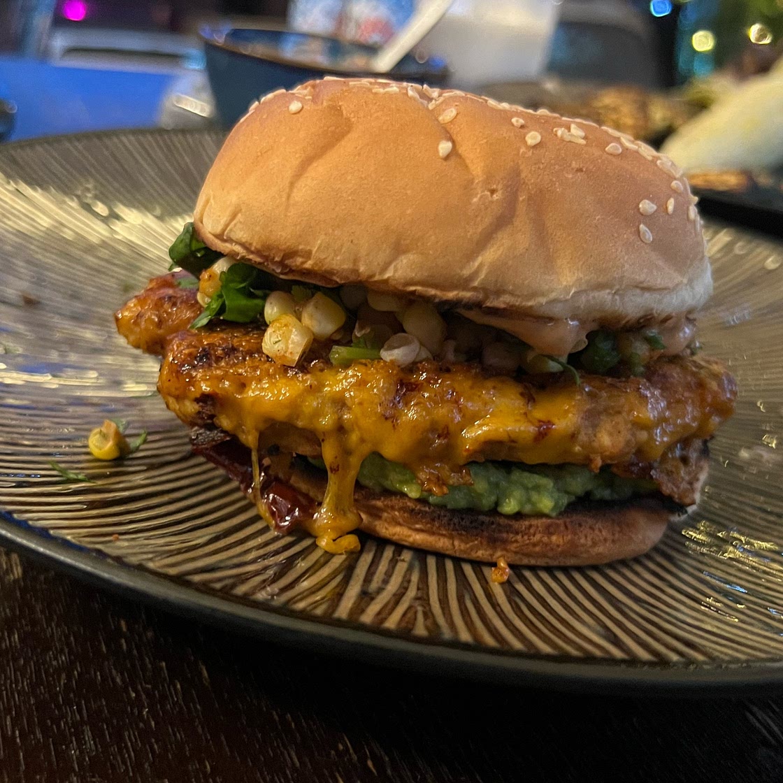 Chipotle Cheddar Chicken Burgers