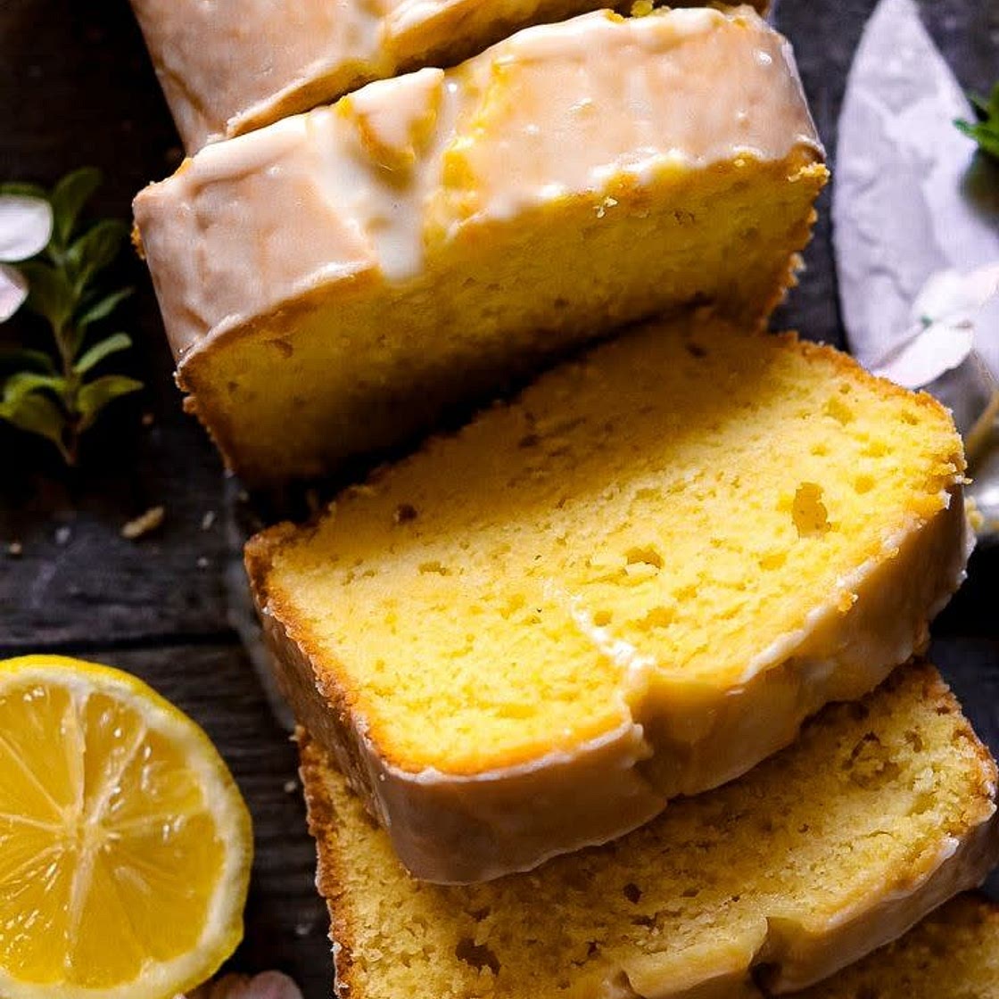 Lemon Loaf with Lemon Cream Cheese Frosting