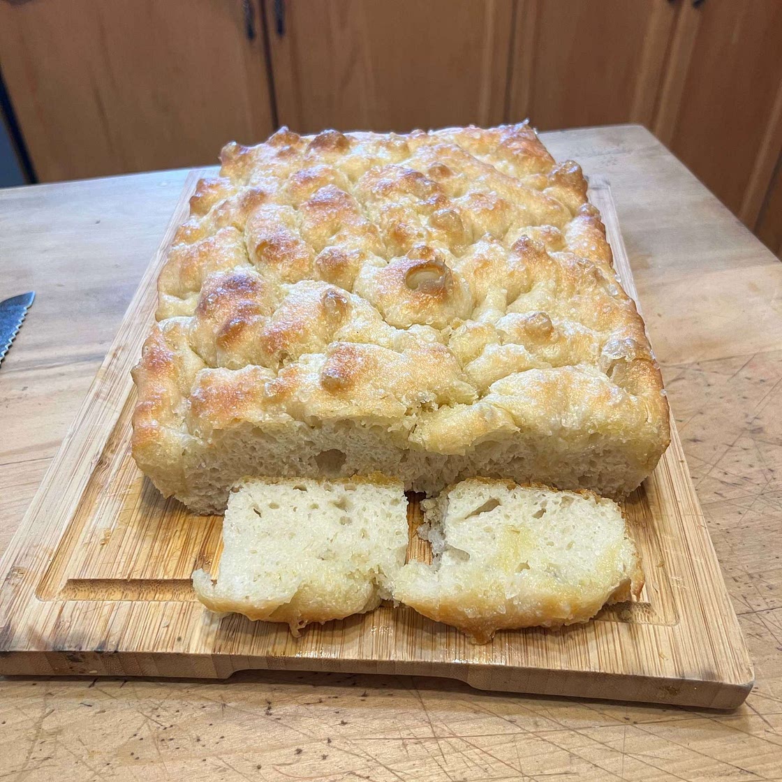 Shockingly Easy No-Knead Focaccia