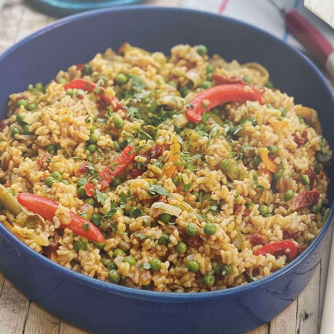 Chipotle sunshine paella