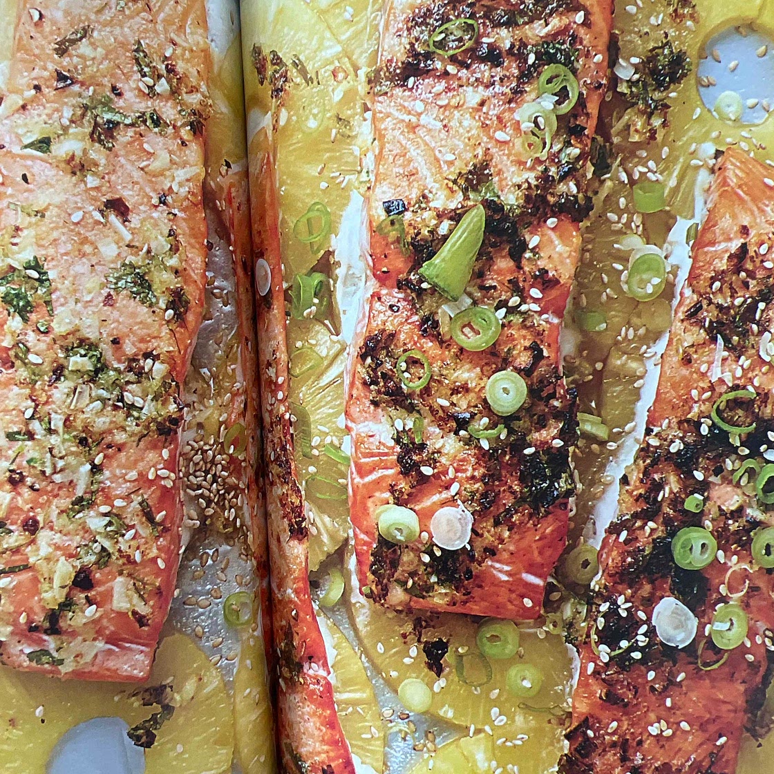 Baked Pineapple Salmon