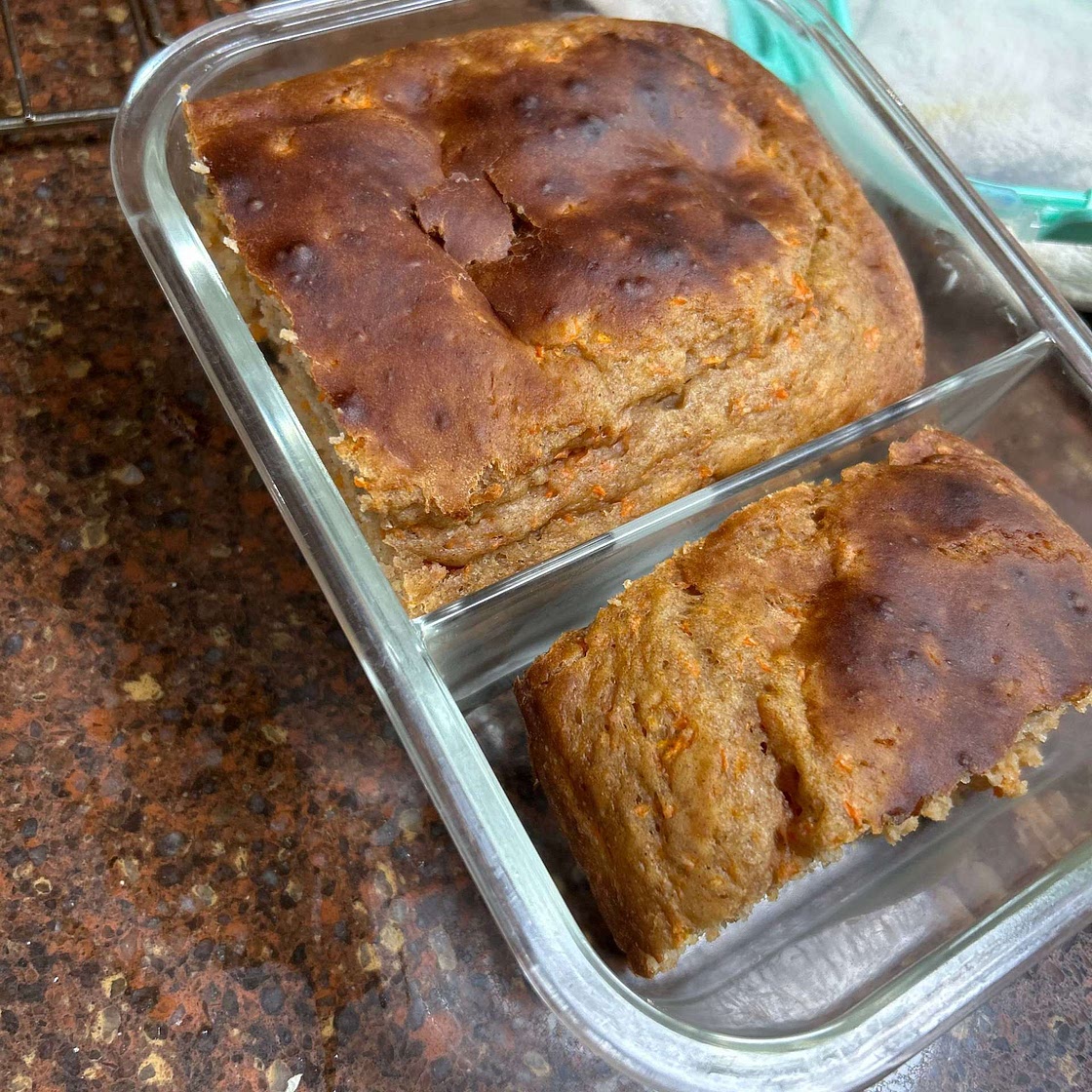 97 cal carrot cake loaf